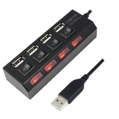 LogiLink USB 20 HUB 4-port black